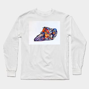 Ballpoint Sketching MotoGP Team No 36 Long Sleeve T-Shirt